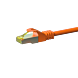 Câble CAT7 SFTP / PIMF Orange - 1m
