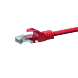 Câble CAT5e UTP CCA rouge - 1m