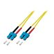 Câble optique à fibre optique duplex OS2 SC-SC 25M
