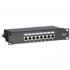 Panneau de brassage de 10 pouces  FTP Cat5e - 8 ports