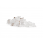 Connecteur RJ45 CAT6A + Pièce auxiliaire - pour câble rigide - non blindé - 10 pièces