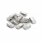 Connecteur CAT6 RJ45 + Pièce auxiliaire - Blindé - Pour fond flexible - 10 pièces