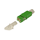 Couplage Keystone Singlemode E2000-E2000 Simplex Vert