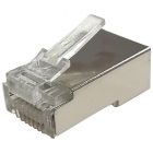 Connecteur traversant CAT6  RJ45  - blindé - pour noyaux flexible
