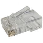CAT5e connecteur traversant RJ45  - non blindé - pour les noyaux flexibles et rigides