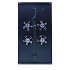 Set de ventilateurs avec 4 ventilateurs adaptés aux baies de 1000 mm de profondeur