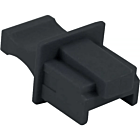 Cache pour ports RJ45 inutilisés - noir