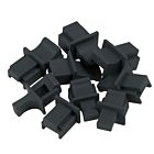 Cache pour ports RJ45 inutilisés - noir