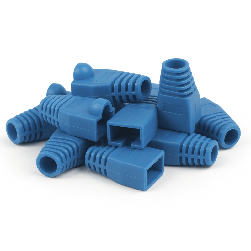 DANICOM manchon de câble RJ45 bleu grand - 10 pièces