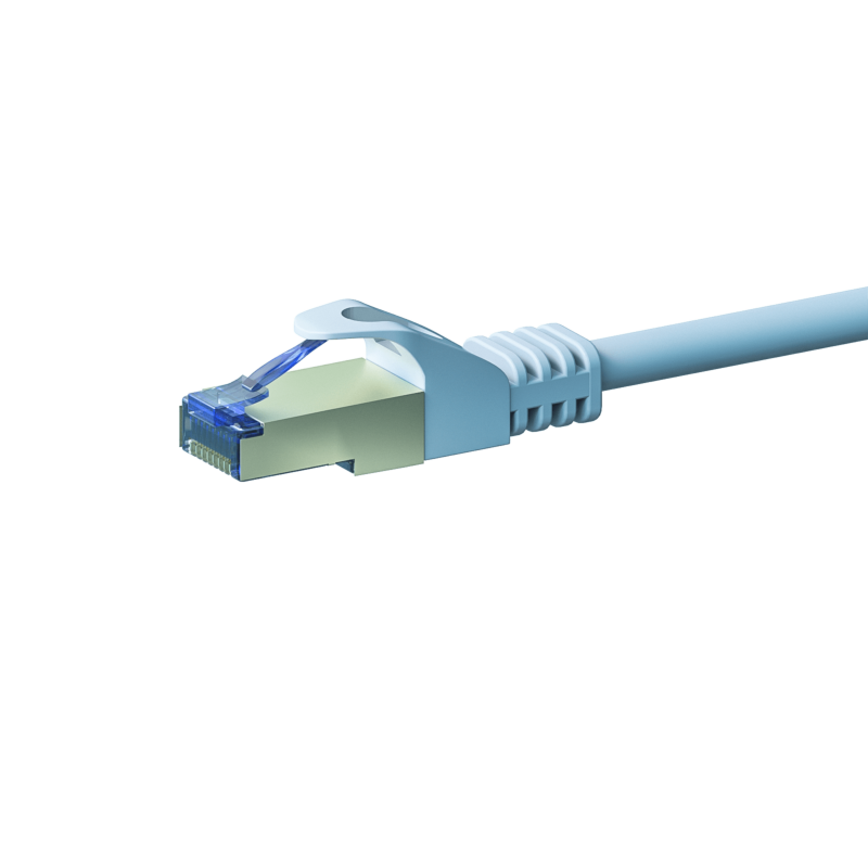 Câble CAT6A S/FTP (PIMF) 100% cuivre blanc - 2m