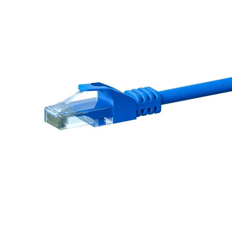 Câble CAT6 UTP CCA bleu - 2m