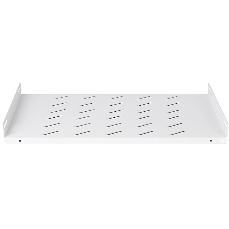 Étagère blanche pour baie murale de 600 mm de profondeur - 1U