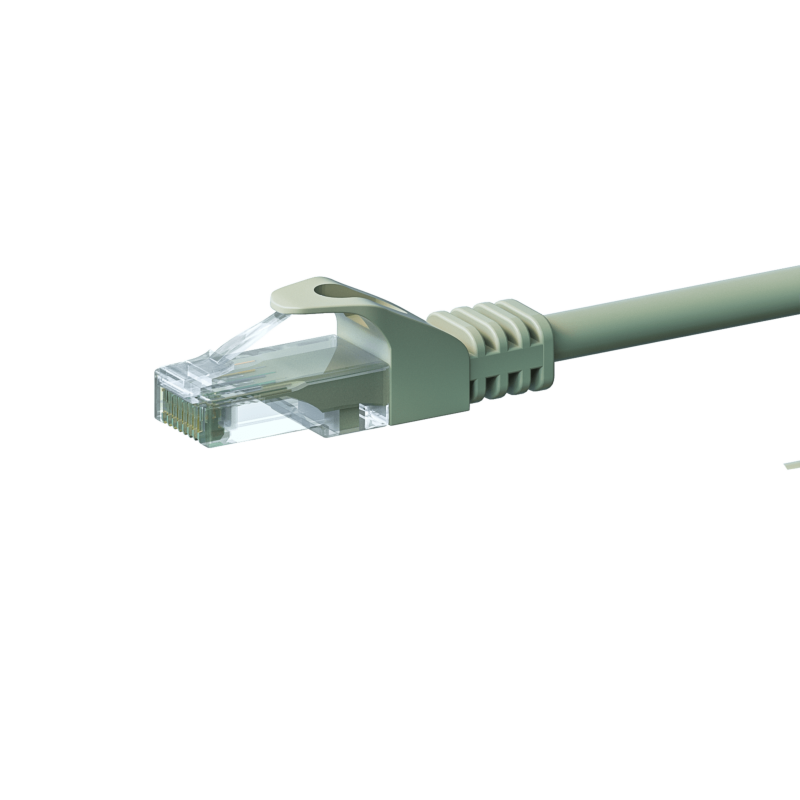 Câble CAT6 UTP CCA gris - 5m