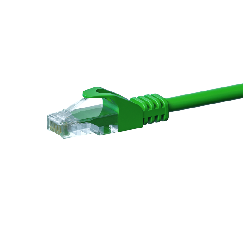 Câble CAT5e UTP CCA vert - 2m