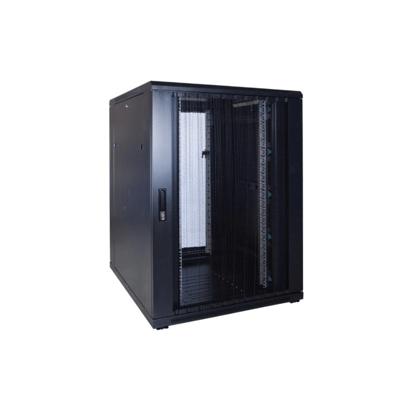 Baie de serveur 22U avec porte perforée 800x1200x1200mm (LXPXH)