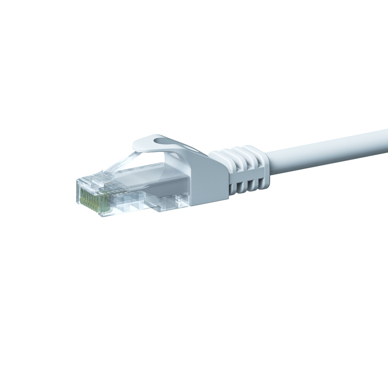 Câble CAT5e UTP CCA blanc - 3m