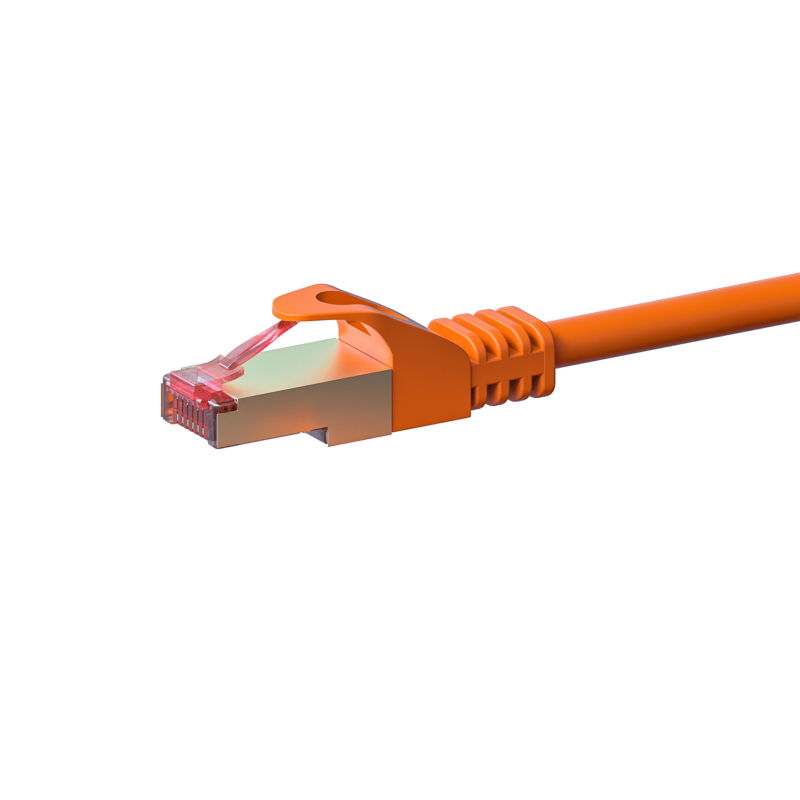 Câble CAT6 SSTP / PIMF Orange - 1.50m