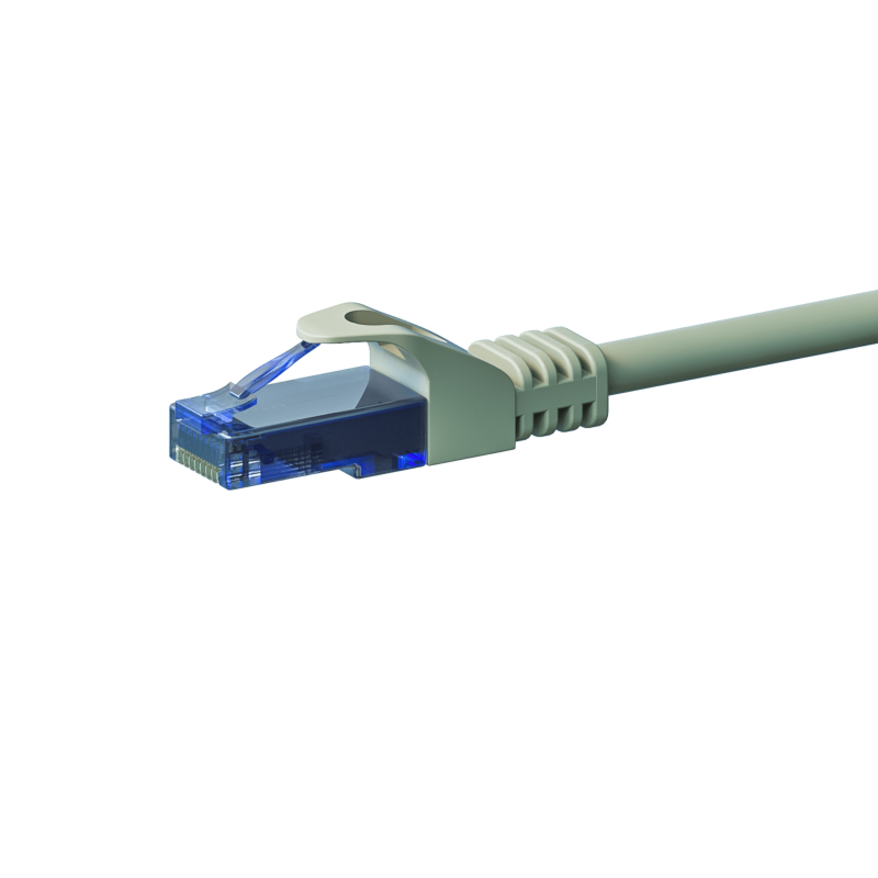 Câble CAT6A UTP 100% cuivre gris - 20m