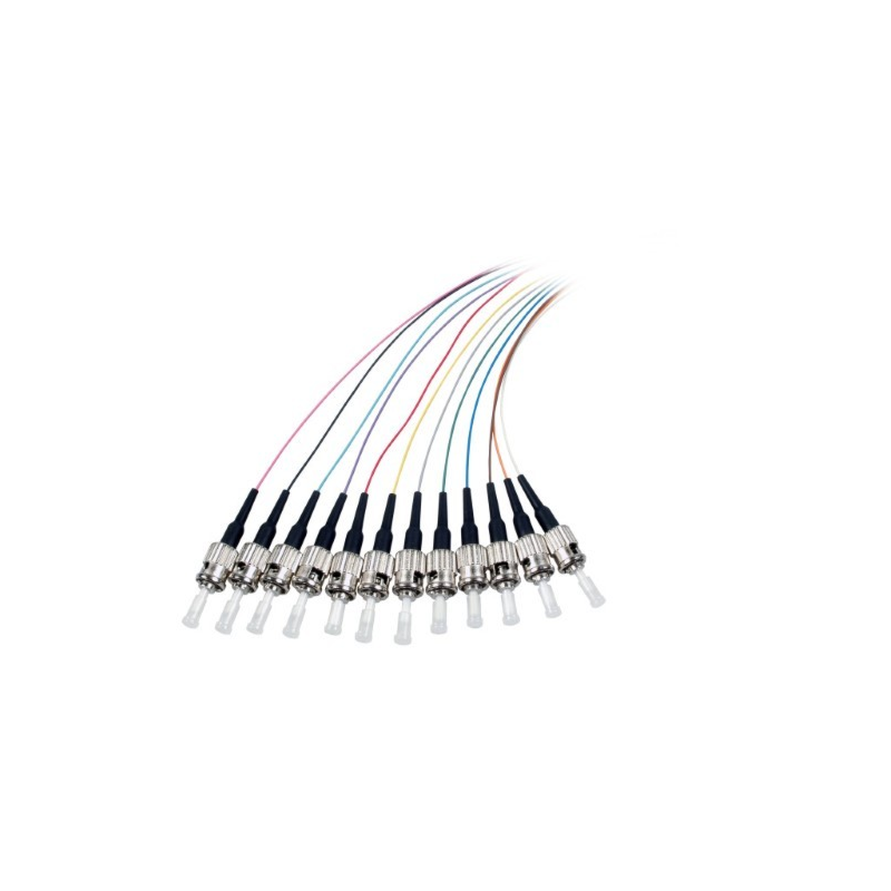 OM4 Fibre de verre Pigtail Coloré Set St - 12 pièces
