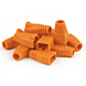 Manchon de câble RJ45 orange - 10 pièces