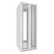 Baie de serveur blanche 47U avec portes avant et arrière doublement perforées 800x800x2200mm (LxPxH)