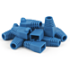 Manchon de câble RJ45 bleu - 10 pièces 