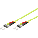 Câble à fibre optique ST-ST OM5 (optimisé pour laser) 0,5 m