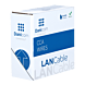 Rouleau câble rigide gris CAT5E U / UTP CCA - 100m 