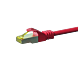 Câble CAT7 SFTP / PIMF Rouge - 2m