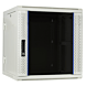 Baie murale 12U blanche (inclinable) avec porte en verre 600x600x635mm