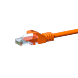 Câble CAT5e UTP CCA orange - 2m