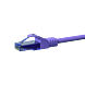Câble CAT6A UTP 100% cuivre violet - 5m