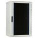 Baie murale blanche 18U avec porte en verre 600x450x900mm