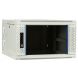 Baie murale 6U blanche (inclinable) avec porte en verre 600x600x368mm