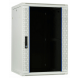 Baie murale blanche 22U avec porte en verre 600x600x1200mm (LxPxH)