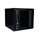 Baie serveur 10 pouces 6U avec porte en verre 370x450x370mm (LxPxH)