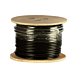 Rouleau câble DANICOM rigide extérieur noir CAT6 FTP PE (FCA) - 50m