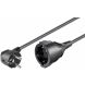 Câble d'alimentation Schuko 5m Noir