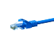 Câble Cat5e UTP 100% cuivre bleu - 2m