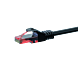 Câble CAT6 UTP 100% cuivre noir - 5m