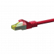 Câble CAT7 SFTP / PIMF Rouge - 1m