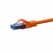 Câble CAT6A UTP 100% cuivre orange - 7.50m