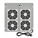 Kit de ventilation comprenant 4 ventilateurs et un thermostat adapté aux baies serveurs extérieures