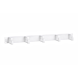 Conduit de câble blanc en métal 1U 19 pouces avec 5 crochets