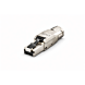 S/FTP CAT8 Toolless RJ45 Connector - voor stugge kern