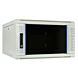 4U Baie murale blanche avec porte en verre 600x600x280mm (LxPxH)