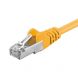 Câble Cat5e FTP jaune - 0.25m