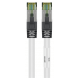 Câble RJ45 Cat8 S/FTP (PIMF) blanc - 1m 
