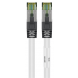 Câble RJ45 Cat8 S/FTP (PIMF) blanc - 0,25m 