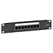 Panneau de brassage de 10 pouces Cat6 UTP - 8 ports